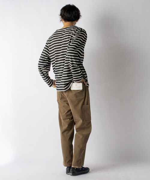 NOLLEY'S goodman(ノーリーズグッドマン)の「【WORK ABOUT/ワークアバウト】PHILLIP PANTS コーデュロイ ワイド イージー ストレッチ パンツ(その他パンツ・メンズ・ピンク/ブラック/オリーブ/モカ/オフホワイト・S/M/L)」の12枚目の写真