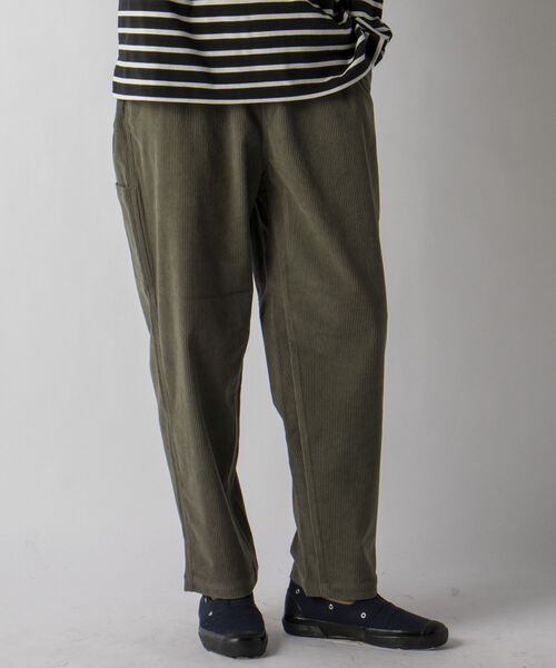 NOLLEY'S goodman(ノーリーズグッドマン)の「【WORK ABOUT/ワークアバウト】PHILLIP PANTS コーデュロイ ワイド イージー ストレッチ パンツ(その他パンツ・メンズ・ピンク/ブラック/オリーブ/モカ/オフホワイト・S/M/L)」の17枚目の写真