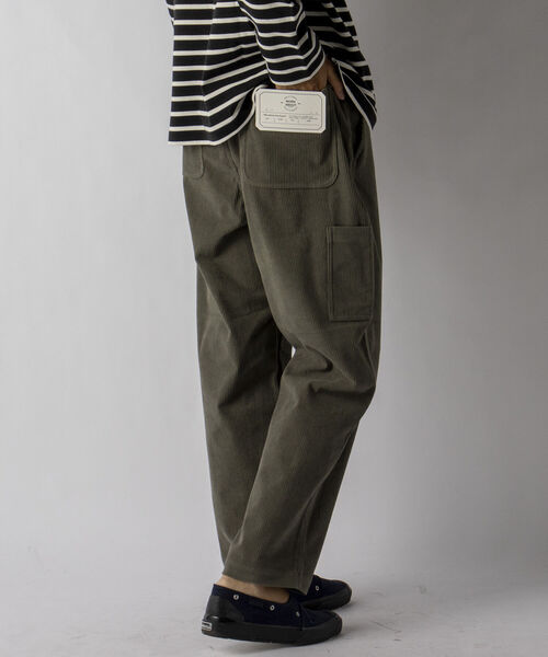 NOLLEY'S goodman(ノーリーズグッドマン)の「【WORK ABOUT/ワークアバウト】PHILLIP PANTS コーデュロイ ワイド イージー ストレッチ パンツ(その他パンツ・メンズ・ピンク/ブラック/オリーブ/モカ/オフホワイト・S/M/L)」の18枚目の写真