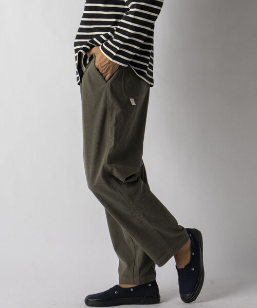 NOLLEY'S goodman(ノーリーズグッドマン)の「【WORK ABOUT/ワークアバウト】PHILLIP PANTS コーデュロイ ワイド イージー ストレッチ パンツ(その他パンツ・メンズ・ピンク/ブラック/オリーブ/モカ/オフホワイト・S/M/L)」の19枚目の写真
