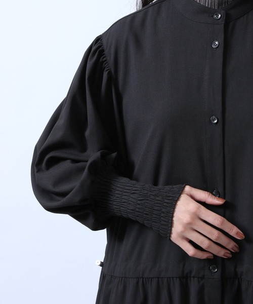 HARE（ハレ）の「2WAYドロストワンピ―ス(HARE)（ワンピース・レディース・ブラック/グレー・FREE）」の8枚目の写真