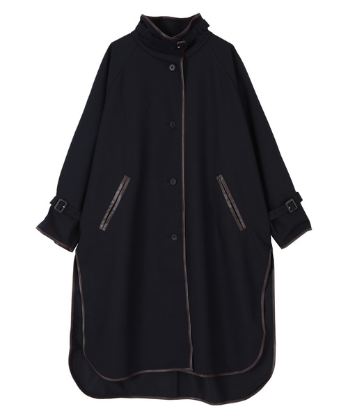 titivate（ティティベイト）の「ﾊﾟｲﾋﾟﾝｸﾞﾎﾟﾝﾁｮﾄﾚﾝﾁｺｰﾄ（トレンチコート・レディース・ベージュ/ネイビー・S/M/XS）」の14枚目の写真