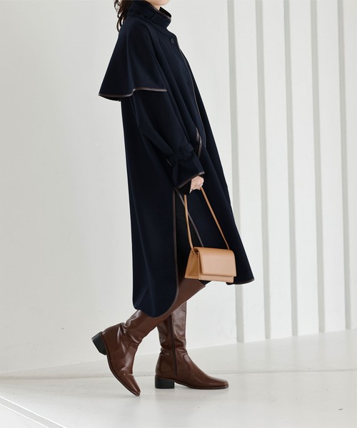 titivate（ティティベイト）の「ﾊﾟｲﾋﾟﾝｸﾞﾎﾟﾝﾁｮﾄﾚﾝﾁｺｰﾄ（トレンチコート