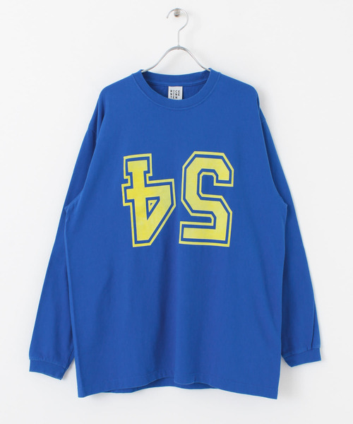 RICE NINE TEN（ライスナインテン）の「RICE NINE TEN　MISPRINT NUMBERING LONG-SLEEVE（Tシャツ/カットソー・メンズ・ライトブルー/ロイヤルブルー・1/2）」の10枚目の写真
