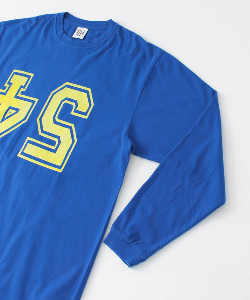 RICE NINE TEN（ライスナインテン）の「RICE NINE TEN　MISPRINT NUMBERING LONG-SLEEVE（Tシャツ/カットソー・メンズ・ライトブルー/ロイヤルブルー・1/2）」の11枚目の写真