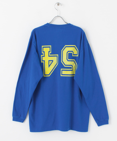 RICE NINE TEN（ライスナインテン）の「RICE NINE TEN　MISPRINT NUMBERING LONG-SLEEVE（Tシャツ/カットソー・メンズ・ライトブルー/ロイヤルブルー・1/2）」の12枚目の写真
