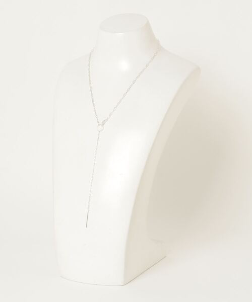 Soierie(ソワリー)の「Soierie CORD LARIAT(ネックレス・レディース・シルバー・FREE)」の2枚目の写真