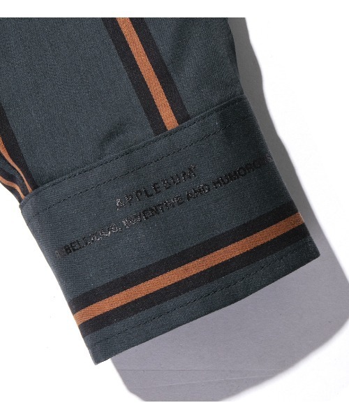 APPLEBUM（アップルバム）の「Green Stripe Oversize L/S Shirt（シャツ/ブラウス・メンズ・グリーン・X-LARGE/MEDIUM/LARGE）」の13枚目の写真