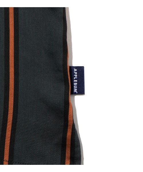 APPLEBUM（アップルバム）の「Green Stripe Oversize L/S Shirt（シャツ/ブラウス・メンズ・グリーン・X-LARGE/MEDIUM/LARGE）」の2枚目の写真