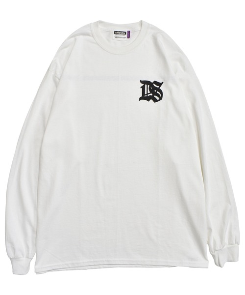 DOUBLE STEAL（ダブルスティール）の「DS One Point 長袖Tシャツ（Tシャツ/カットソー・メンズ・サンドベージュ/ホワイト/ブラック/チャコールグレー・MEDIUM/X-LARGE/LARGE）」の2枚目の写真