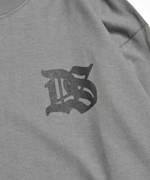 DOUBLE STEAL（ダブルスティール）の「DS One Point 長袖Tシャツ（Tシャツ/カットソー・メンズ・サンドベージュ/ホワイト/ブラック/チャコールグレー・MEDIUM/X-LARGE/LARGE）」の6枚目の写真