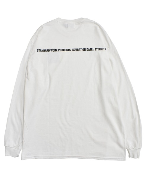 DOUBLE STEAL（ダブルスティール）の「DS One Point 長袖Tシャツ（Tシャツ/カットソー・メンズ・サンドベージュ/ホワイト/ブラック/チャコールグレー・MEDIUM/X-LARGE/LARGE）」の17枚目の写真