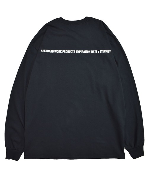 DOUBLE STEAL（ダブルスティール）の「DS One Point 長袖Tシャツ（Tシャツ/カットソー・メンズ・サンドベージュ/ホワイト/ブラック/チャコールグレー・MEDIUM/X-LARGE/LARGE）」の18枚目の写真