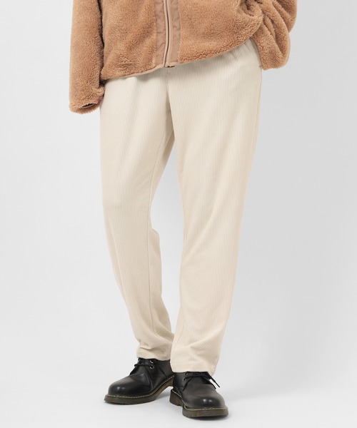 make a ray!（メイク ア レイ！）の「コーデュロイ ストレッチ テーパード イージーパンツ（その他パンツ・メンズ・ブラック/ベージュ/ネイビー/ブラウン/アイボリー・M/L/XL）」の8枚目の写真