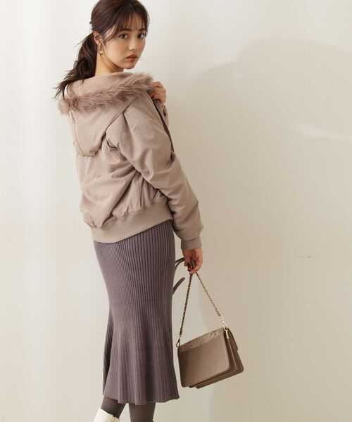 PROPORTION BODY DRESSING(プロポーションボディドレッシング)の「<E>フードファーブルゾン / 1211257001(ブルゾン・レディース・カーキ/ブラウン系その他・MEDIUM/SMALL)」の11枚目の写真