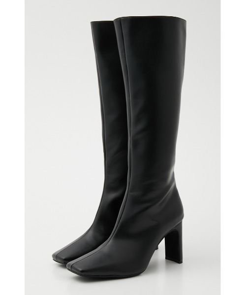 rienda(リエンダ)の「スクエアトゥーロングブーツ(ブーツ・レディース・ブラック/ブラウン/キャメル・SMALL/MEDIUM/LARGE)」の2枚目の写真