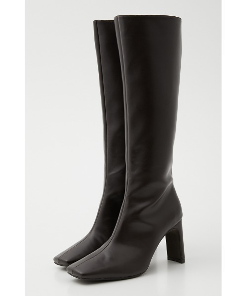 rienda(リエンダ)の「スクエアトゥーロングブーツ(ブーツ・レディース・ブラック/ブラウン/キャメル・SMALL/MEDIUM/LARGE)」の5枚目の写真