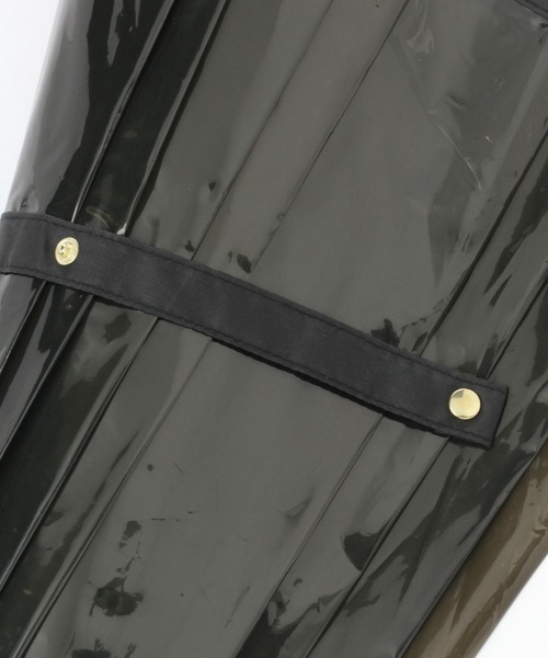 GLOBAL WORK(グローバルワーク)の「バンブー風クリアビニール傘/229728(長傘・レディース・オフホワイト/ブラック/ダークブラウン・FREE)」の6枚目の写真