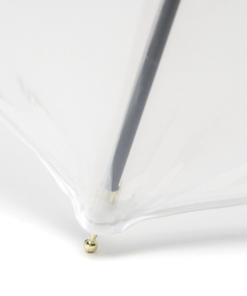 GLOBAL WORK(グローバルワーク)の「バンブー風クリアビニール傘/229728(長傘・レディース・オフホワイト/ブラック/ダークブラウン・FREE)」の16枚目の写真