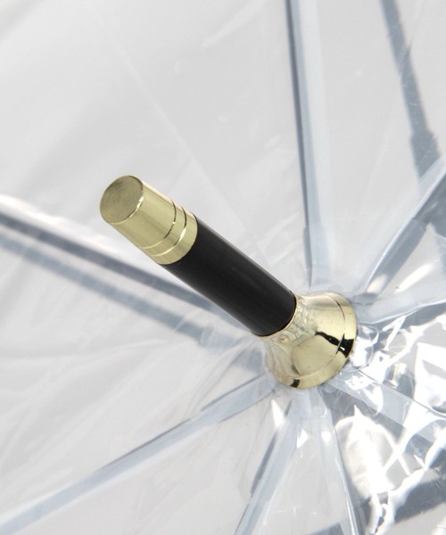 GLOBAL WORK(グローバルワーク)の「バンブー風クリアビニール傘/229728(長傘・レディース・オフホワイト/ブラック/ダークブラウン・FREE)」の18枚目の写真