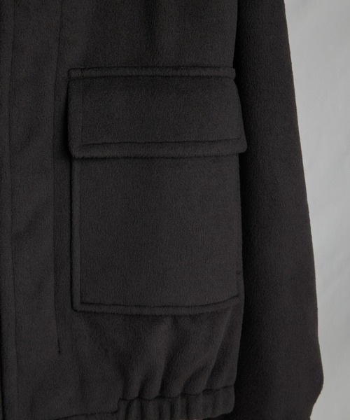 WYM LIDNM(ウィム バイ リドム)の「BEAVER MELTON BLOUSON(ブルゾン・メンズ・ブラウン/チャコールグレー/ベージュ系その他・S/M/L)」の14枚目の写真