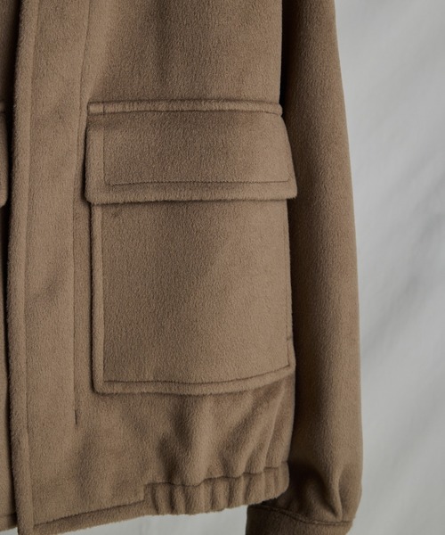 WYM LIDNM(ウィム バイ リドム)の「BEAVER MELTON BLOUSON(ブルゾン・メンズ・ブラウン/チャコールグレー/ベージュ系その他・S/M/L)」の17枚目の写真