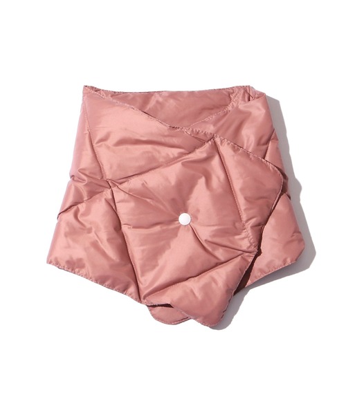 Ampersand（アンパサンド）の「Ampersand/アンパサンド ライトダウンマフラー 撥水 軽量 パッカブル（マフラー・キッズ・ブラック/ベージュ/カーキ/ピンク・120/140）」の16枚目の写真