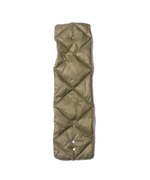 Ampersand（アンパサンド）の「Ampersand/アンパサンド ライトダウンマフラー 撥水 軽量 パッカブル（マフラー・キッズ・ブラック/ベージュ/カーキ/ピンク・120/140）」の15枚目の写真