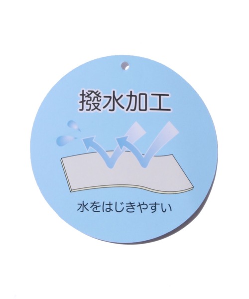 Ampersand（アンパサンド）の「Ampersand/アンパサンド ライトダウンマフラー 撥水 軽量 パッカブル（マフラー・キッズ・ブラック/ベージュ/カーキ/ピンク・120/140）」の9枚目の写真