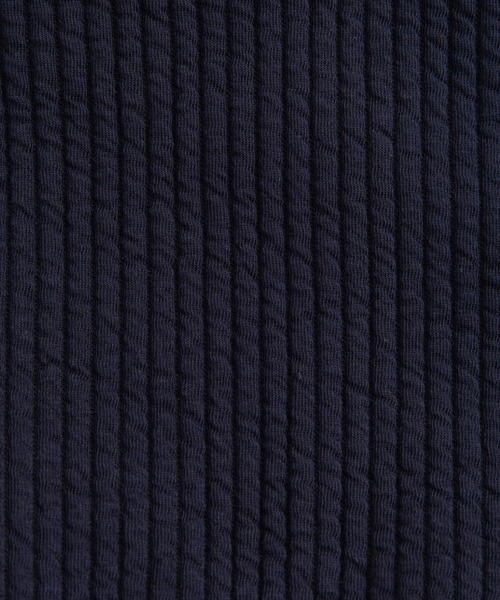 Audience(オーディエンス)の「日本製 ストライプキルトモックネックプルオーバースウェットシャツトレーナー AUD6299(スウェット・メンズ・ブラック/ネイビー/オリーブ/チャコール/ブラック系/オリーブ系・M/XL/L)」の11枚目の写真