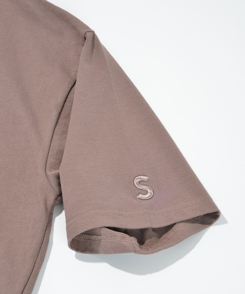 SUPERTHANKS（スーパーサンクス）の「タートルネックオーバーサイズビッグシルエットTシャツ(ユニセックス)（Tシャツ/カットソー・メンズ・ホワイト/ブラック/モカ・L/S/M）」の7枚目の写真