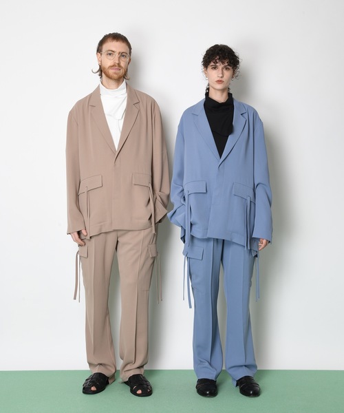 SUPERTHANKS（スーパーサンクス）の「タートルネックオーバーサイズビッグシルエットTシャツ(ユニセックス)（Tシャツ/カットソー・メンズ・ホワイト/ブラック/モカ・L/S/M）」の14枚目の写真