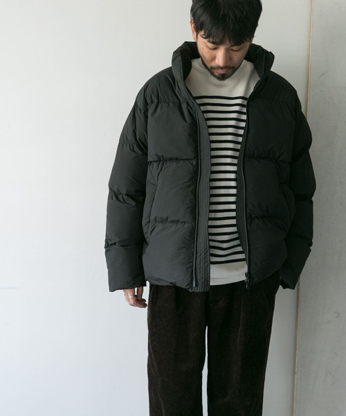 URBAN RESEARCH DOORS(アーバンリサーチドアーズ)の「ライトファイバーブルゾン(ダウンジャケット/コート・メンズ・ブラック/グレー/ブルー・40/38)」の6枚目の写真