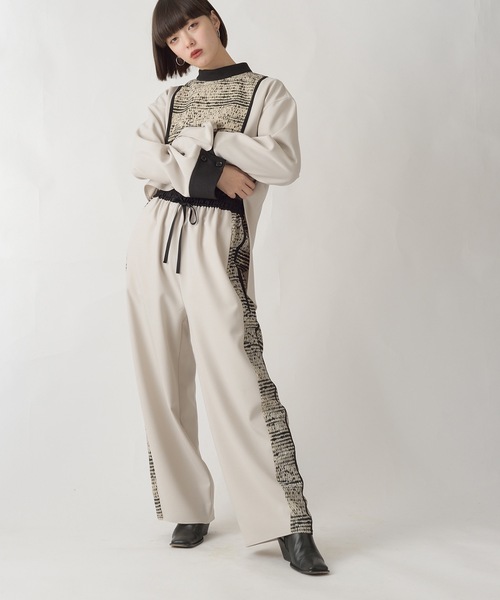 La SRIC（ラスリック）の「La SRIC / コクーンイージーPT【セットアップ可】（その他パンツ・レディース・ブラック/グレー系その他・38）」の12枚目の写真