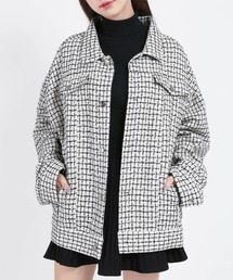 WC | ツイード中綿ジャケット(ブルゾン)