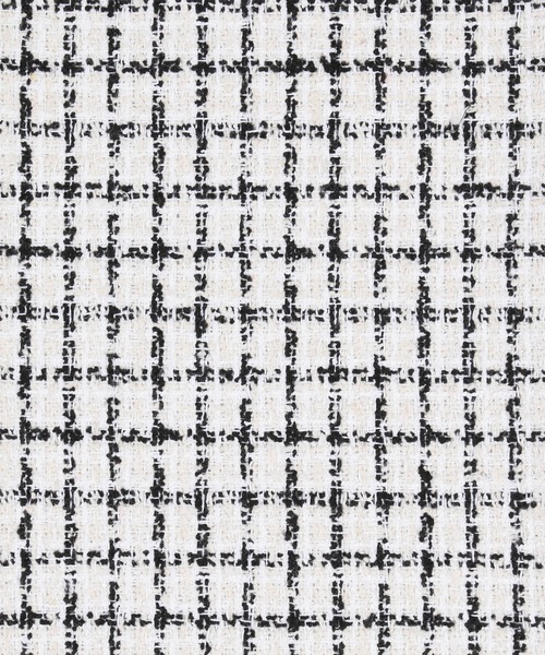 WC（ダブル シー）の「ツイード中綿ジャケット（ブルゾン・レディース・ホワイト/ブラック・FREE）」の12枚目の写真