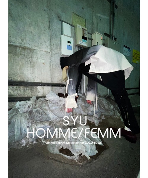 SYU.HOMME/FEMM(シュウ)の「SYU.HOMME/FEMM Dyed Super arm shirts(シャツ/ブラウス・メンズ・ブラック系その他・FREE)」の9枚目の写真