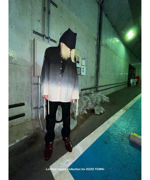 SYU.HOMME/FEMM(シュウ)の「SYU.HOMME/FEMM Dyed Super arm shirts(シャツ/ブラウス・メンズ・ブラック系その他・FREE)」の10枚目の写真