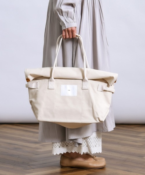 THE（ザ）の「3- THE CANVAS TOTE（トートバッグ・レディース・ホワイト/ブラック/ネイビー/レッド/オリーブ/オレンジ・ONE SIZE）」の16枚目の写真
