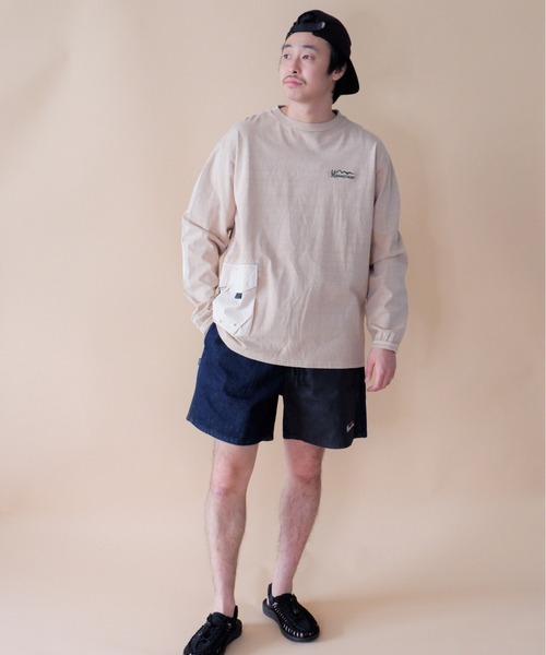 MANASTASH（マナスタッシュ）の「MANASTASH/マナスタッシュ　CHILLIWACK SHORTS 22 チリワックショーツ22　7126028（その他パンツ・メンズ・その他/インディゴブルー/ブラック/ナチュラル・MEDIUM/X-LARGE/LARGE）」の5枚目の写真