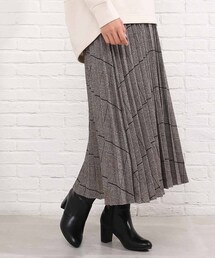 SHOO・LA・RUE | チェック柄プリーツスカート(スカート)
