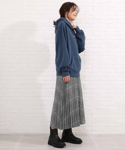 SHOO・LA・RUE（シューラルー）の「◆チェック柄プリーツスカート（スカート・レディース・ブラック系1/ダークブラウン系1/ブラウン系その他2・00）」の4枚目の写真