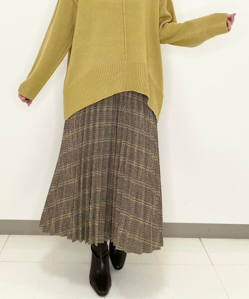 SHOO・LA・RUE（シューラルー）の「◆チェック柄プリーツスカート（スカート・レディース・ブラック系1/ダークブラウン系1/ブラウン系その他2・00）」の19枚目の写真