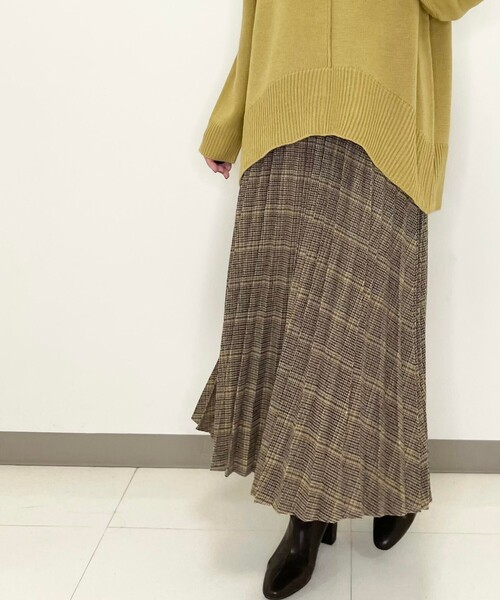SHOO・LA・RUE（シューラルー）の「◆チェック柄プリーツスカート（スカート・レディース・ブラック系1/ダークブラウン系1/ブラウン系その他2・00）」の17枚目の写真