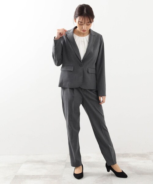 DRESKIP(ドレスキップ)の「◆【M-LL】フロントタックブラウス(シャツ/ブラウス・レディース・ブラック/オフホワイト/サンドベージュ・01/02/03/04)」の17枚目の写真