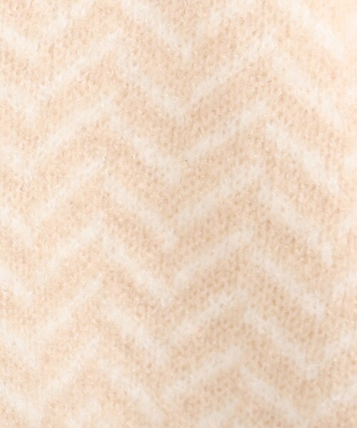 SHOO・LA・RUE(シューラルー)の「◆へリンボーン柄ジャガードニットカーディガン(カーディガン/ボレロ・レディース・ベージュ系その他6/ブラック系3・00)」の21枚目の写真