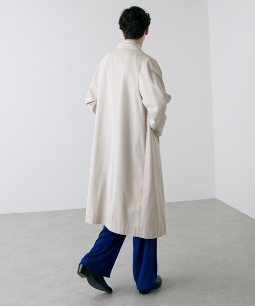 Lui's（ルイス）の「クラシックチェスターコート（チェスターコート・メンズ・ブラック/ブルー/ライトベージュ・SMALL/MEDIUM）」の12枚目の写真