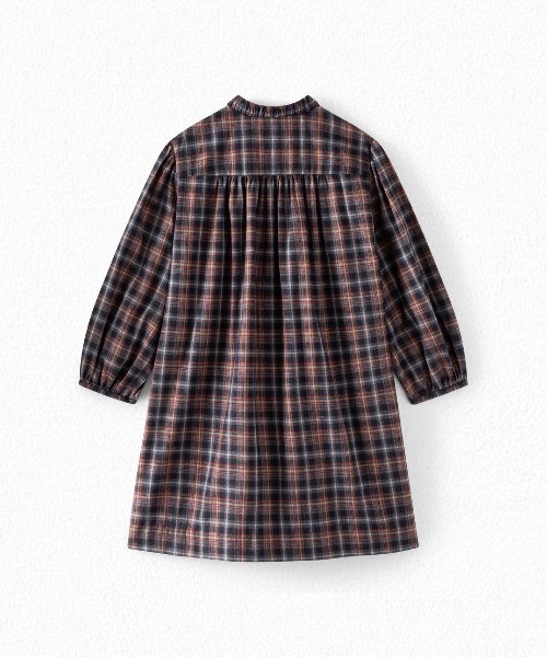 Bonpoint(ボンポワン)の「チェック スモックドレス(ドレス・キッズ・ブラック系その他・105/115/125)」の2枚目の写真