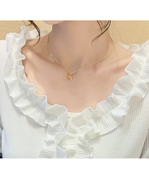 Jewelobe(ジュエローブ)の「フリルディテールカットブラウス(Tシャツ/カットソー・レディース・ホワイト/杢グレー/ブラック・FREE)」の5枚目の写真