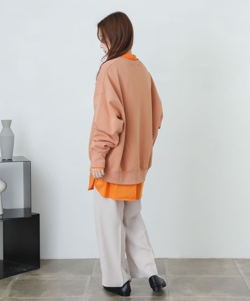 SENSE OF PLACE by URBAN RESEARCH(センスオブプレイスバイアーバンリサーチ)の「『XS・TALL展開あり』カルゼハイウエストワイドパンツ(その他パンツ・レディース・グリーン/ブラック/ライトベージュ・SMALL/X-SMALL/TALL/MEDIUM)」の14枚目の写真